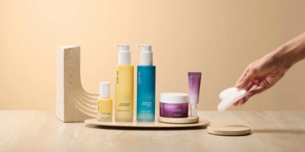 Visuel de quelques produits de la gamme LH/Skin